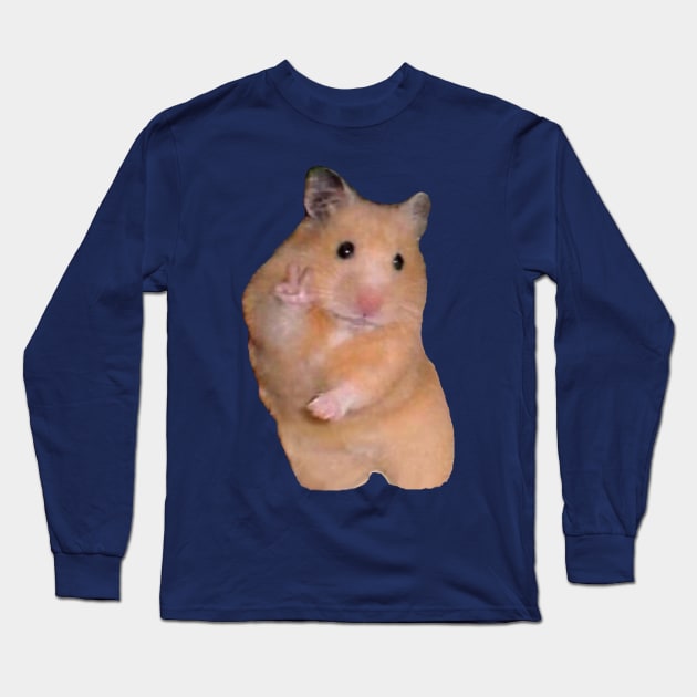 Peace Hamster Long Sleeve T-Shirt by TojFun